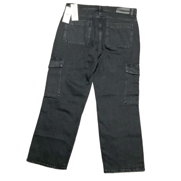 7 For All Mankind Women's Jeans Cargo Pants Stretch Straight NWT - Picture 1 of 13